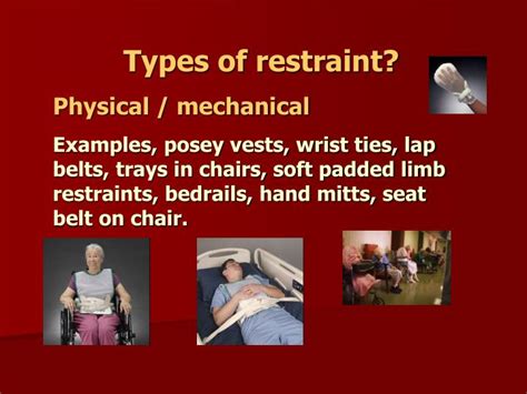 PPT - Restraint across the aged care spectrum PowerPoint Presentation ...