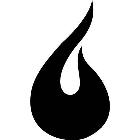 Flame Silhouette Variant Vector SVG Icon - SVG Repo