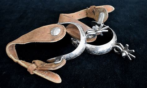 Antique Cowboy Spurs - Trick/R Reyne leather - #486 | Vintage Texas ...