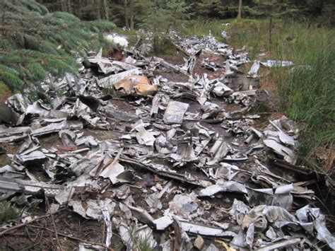 Remains of Crashed Halifax Bomber © Les Hull :: Geograph Britain and ...