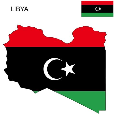 Libya Flag Map and Meaning | Mappr