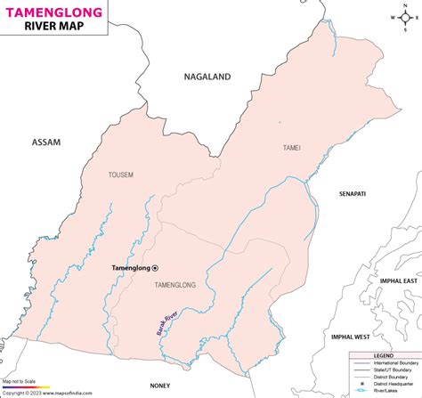 Tamenglong River Map