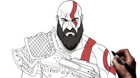 God Of War Kratos Sketch