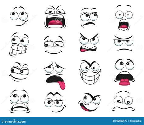 Cartoon Facial Expressions Png Vector Psd And Clipart With | The Best ...