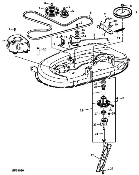 John Deere 110 Belt Diagram