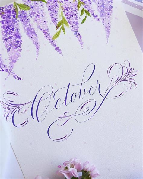 October Calligraphy | Learn modern calligraphy, Hand lettering, Ipad ...