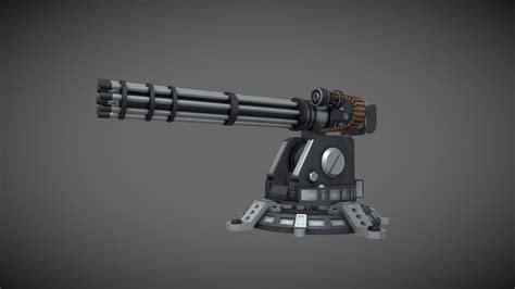 Minigun turret - Buy Royalty Free 3D model by Gomizard [d8b960e ...