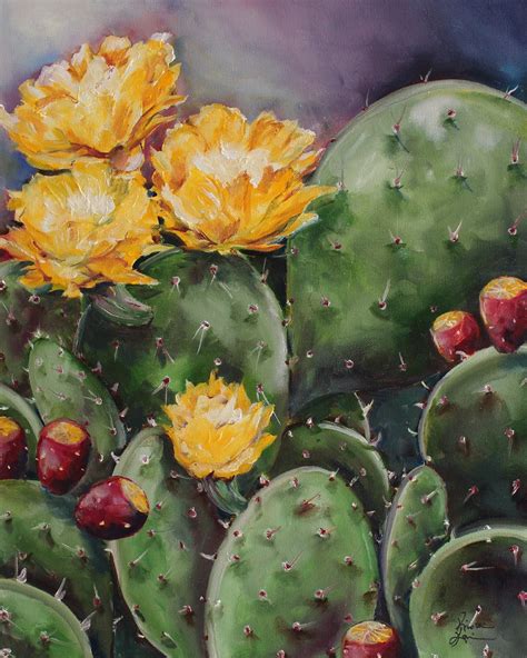 Where ART Lives Gallery Artists Group Blog: Prickly Pear Cacti by Texas ...