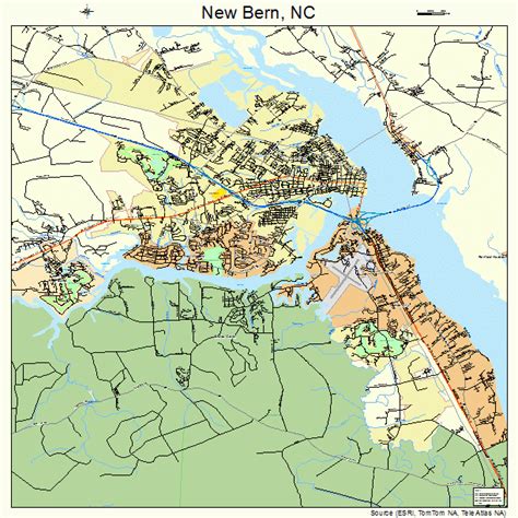 Map Of New Bern Nc - Maping Resources