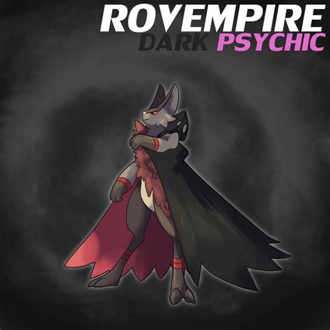 The Ancient Vampire pokemon Dark/Psychic Ability: Levitate/ Rattled ...