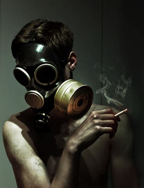 Breathe Me. by Psychotic-Edward on DeviantArt | Gas mask, Gas mask art ...