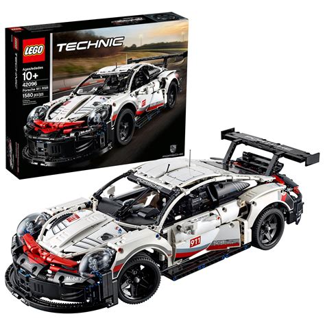 LEGO Technic Porsche 911 RSR Race Car Model Building Kit 42096 ...