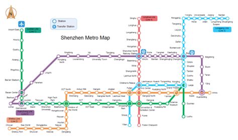 Shenzhen Metro Map | Free Shenzhen Metro Map Templates