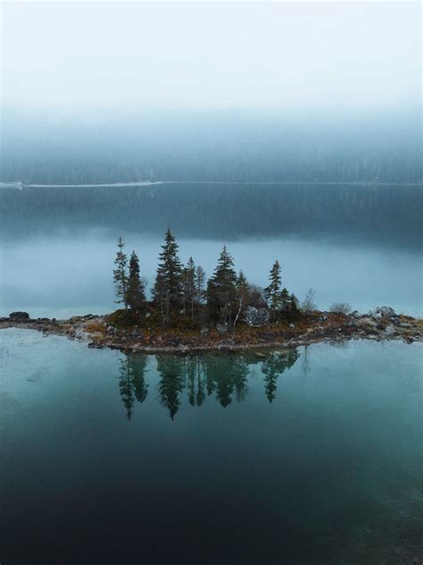 Drone shot Eibsee lake, Germany | Premium Photo - rawpixel