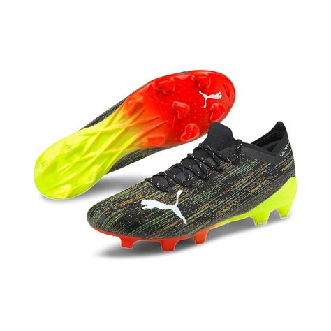 Puma Ultra 1.2 FG/AG Football Boots Yellow, Goalinn