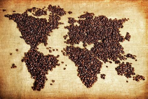 Coffee Beans Map by Lisegagne