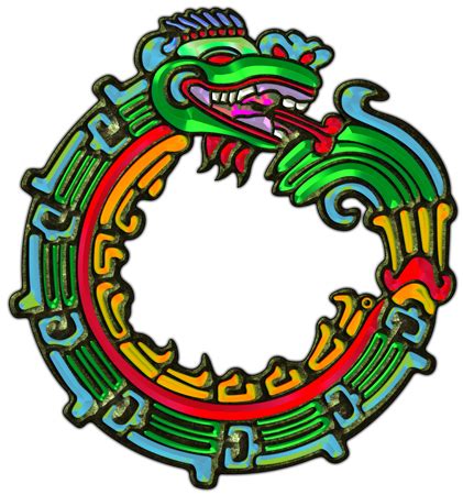 Sacred Symbols 3D: Quetzalcoatl: Aztec Serpent-God