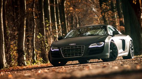 gray Audi R8 sports coupe Audi R8 #car #1080P #wallpaper #hdwallpaper # ...