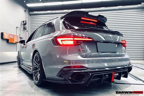 2017-2022 Audi RS4 B9 BKSS Style Rear Decklid Spoiler