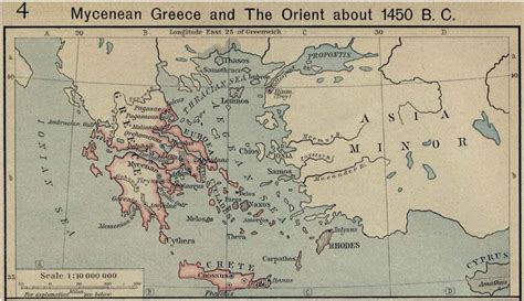 Bronze Age Crete and the Aegean Sea - Monday Map