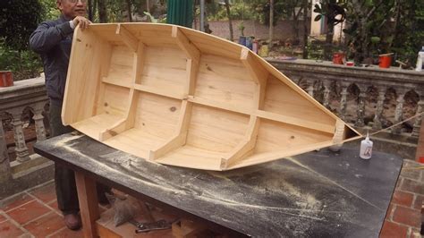 Woodworking Skills Creative New Projects // Build a Boat Out Of Pine ...