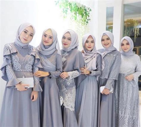 100+ Inspirasi Gamis Brokat Kombinasi Satin Terbaru Kekinian