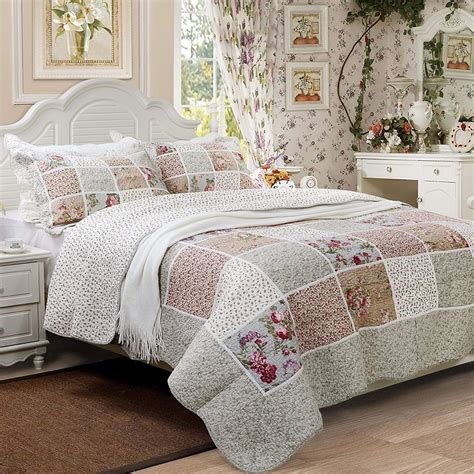 Best Brandream King Size Vintage Patchwork Bedding Set Elegant Cotton ...