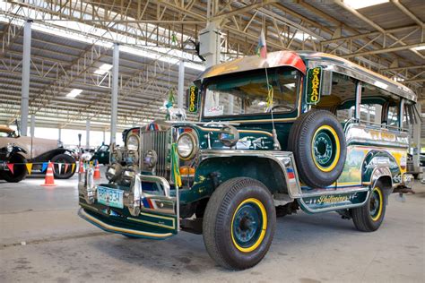 An original Sarao Philippine Jeepney in Bangkok, Thailand. : Philippines