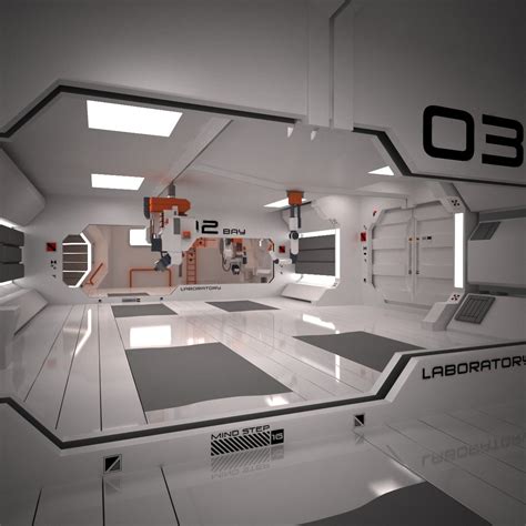 3D MODEL: https://www.turbosquid.com/3d-models/3d-futuristic-interior ...