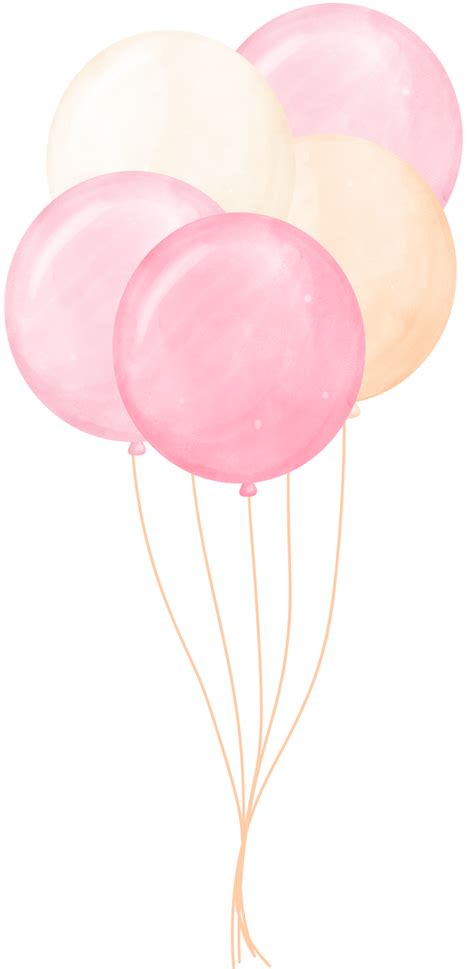 Pastel balloons png hd transparent png