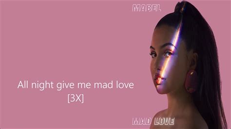 Mabel - Mad Love (Lyric Video) - YouTube