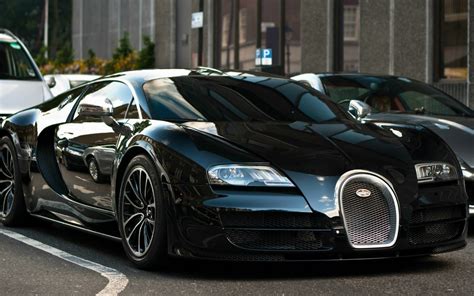 Sports Cars: Bugatti veyron Black