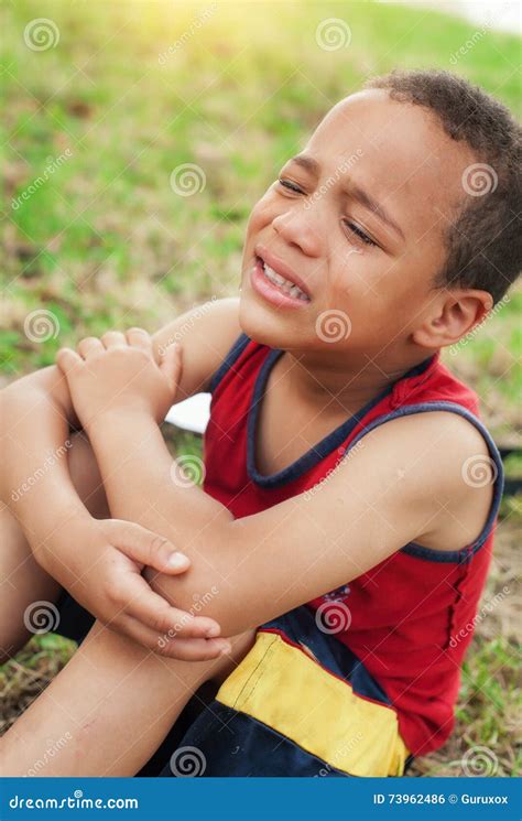 Beautiful Sad Little Boy Crying Stock Photo - Image of cute, childhood ...