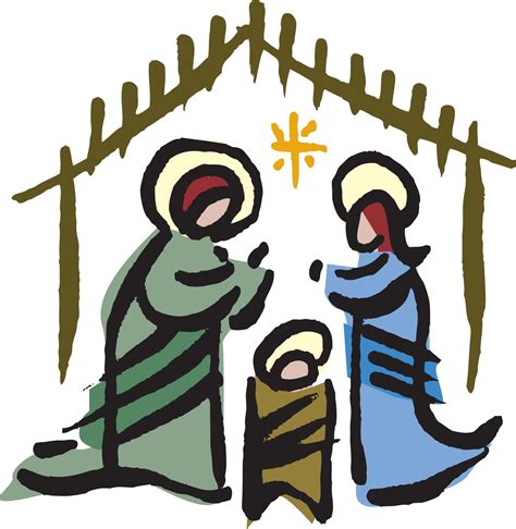 Christmas Nativity Scene Clipart at GetDrawings | Free download