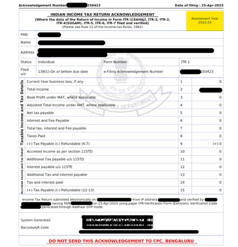 Is Itr Form Available For Ay 2023 24 - Printable Forms Free Online