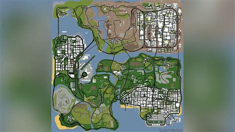 Download HD map, radar and menu for GTA San Andreas