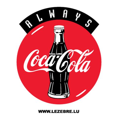 Always Coca Cola Sticker