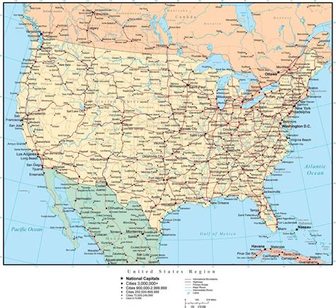 Map Of Usa With Cities – Topographic Map of Usa with States