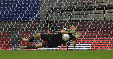 Emiliano Martinez saves three penalties to set up Brazil vs Argentina ...