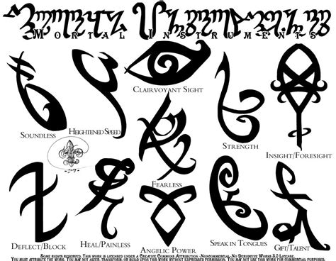 Shadowhunter Marks.