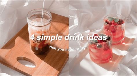 4 simple drink ideas that you need to try !! - Bombofoods