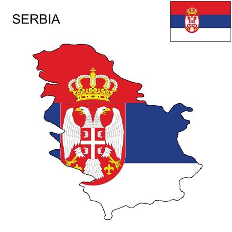 Serbia Flag Map and Meaning | Mappr