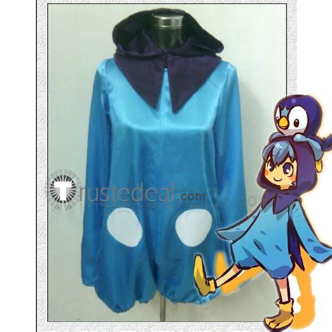 Pokemon Gijinka Piplup Blue Cosplay Costume