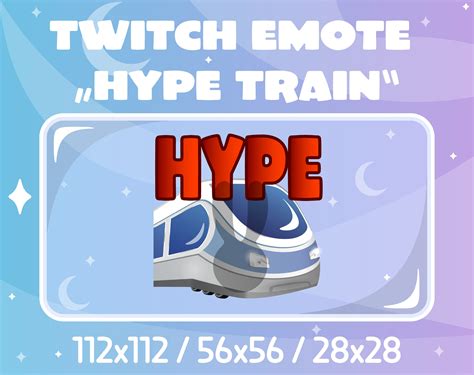 Twitch Emote Hype Train - Etsy