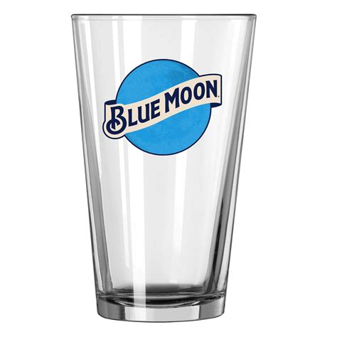 Blue Moon Beer Pint Glass