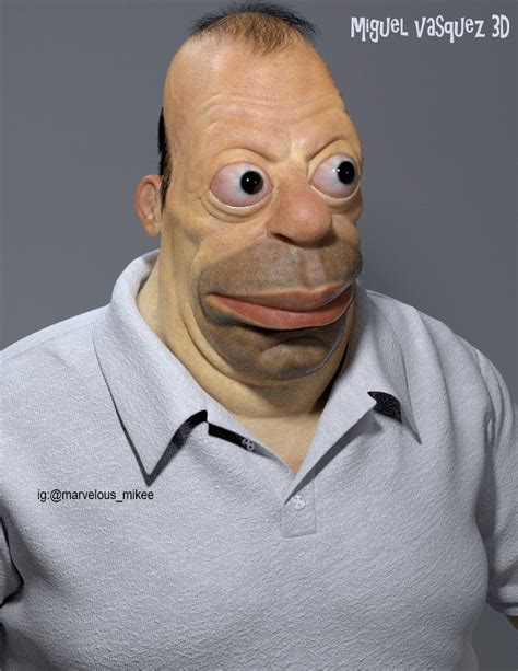 What Homer Simpson Would Look Like in Real Life