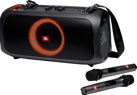 JBL PartyBox On-the-Go Portable Party Speaker with Built-in Lights and ...