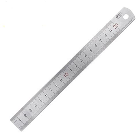 Metal Ruler Deli 20cm · Stationery