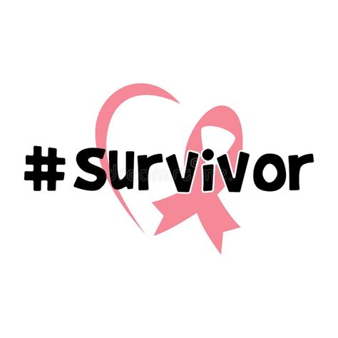 Breast Cancer Survivor Design. Fight Against Cancer, Pink Ribbon ...