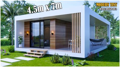 Tiny House Design | House Design Box Type | 4.5m x 7m - YouTube